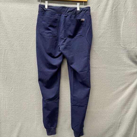 Figs Scrub Pants Womens Small Zamora Jogger Navy Blue + Pockets Comfy - Picture 4 of 10